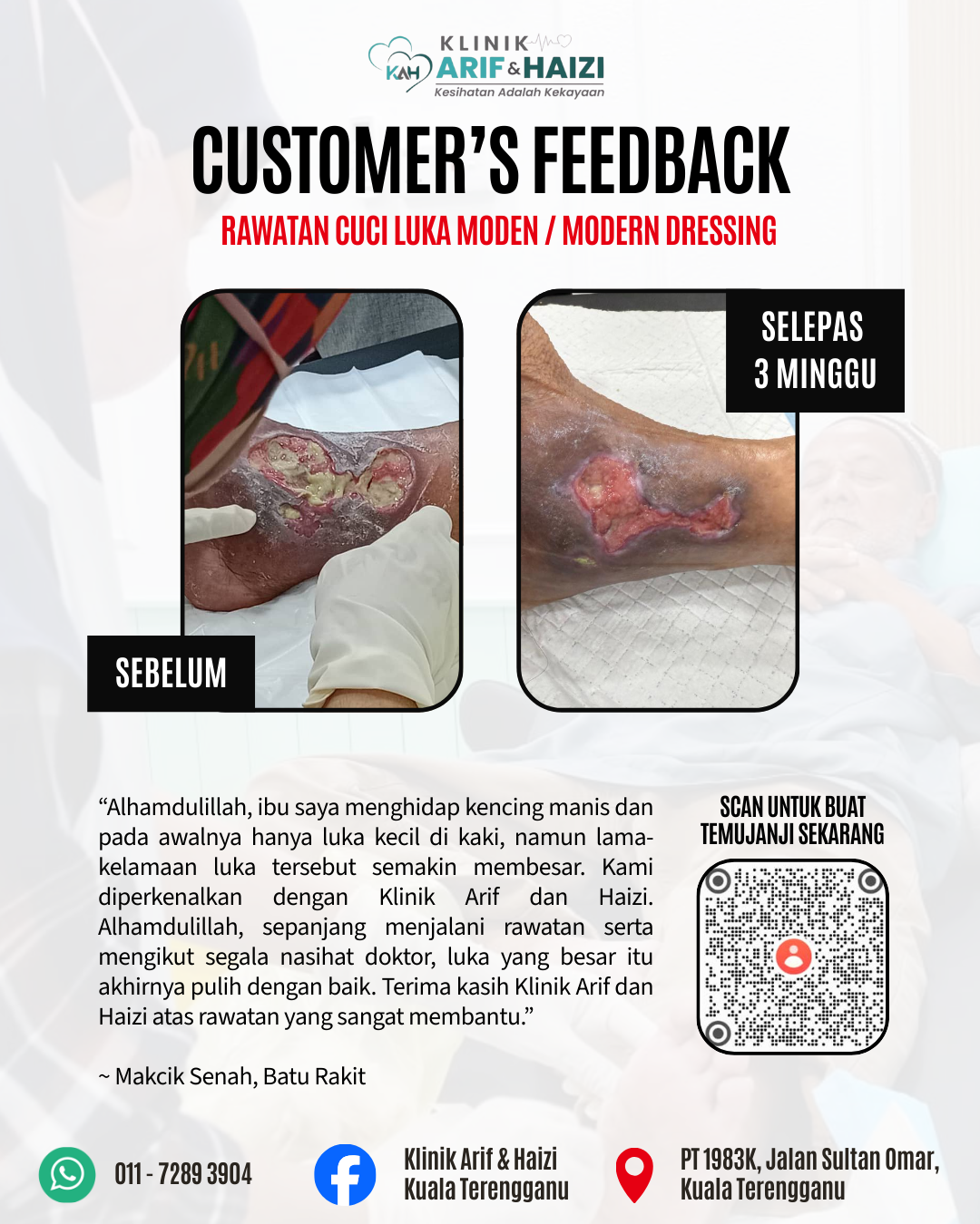 Makcik Senah - Bukti Rawatan